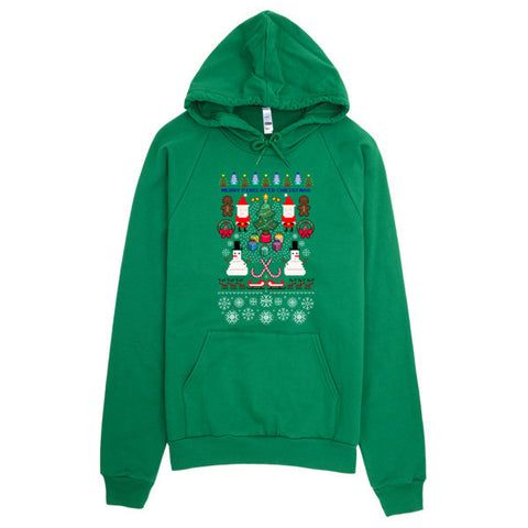 Pixelated Christmas Hoodie